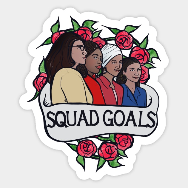 The Squad Sticker by bubbsnugg